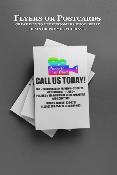 Flyer Print Postcard Event Promos