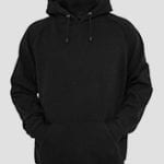 black hoodie