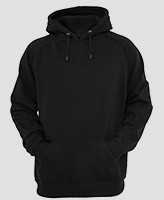 black hoodie