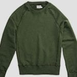 green sweatshirt
