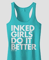 inked girls tank top