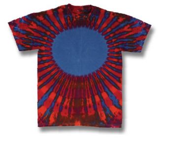 Center Circle 66 Tie Dye T Shirt