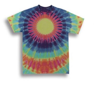 Center Burst 6 Tie Dye T Shirt