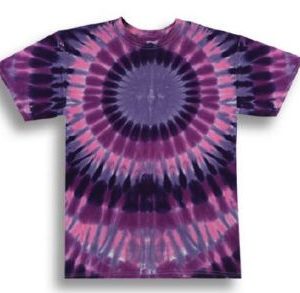 Center Circle 7 Tie Dye T Shirt