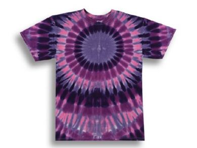 Center Circle 7 Tie Dye T Shirt