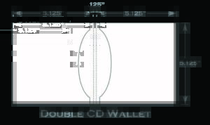 Double disc CD wallet
