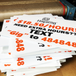 Yard Signs for hiring campaigns