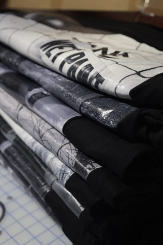 Jackets with historical art photos printed