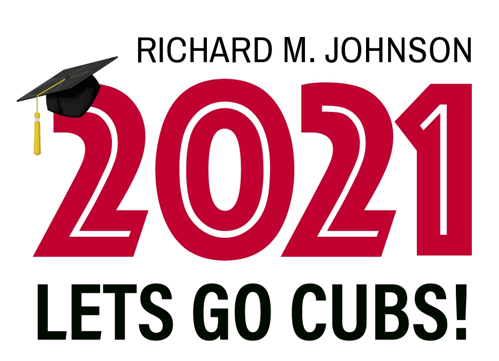 School graduation sign