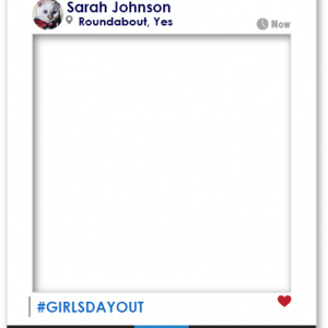 Selfie Instaframe Snap chat style photo party frames