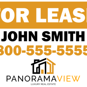 For Lease Real Estate Yard Sign Printing 18x24