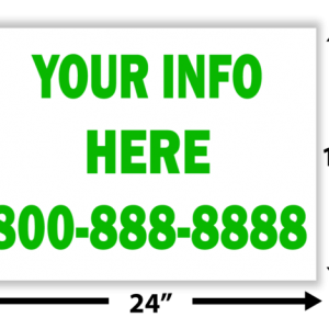 Yard & Bandit Signs 18 x 24